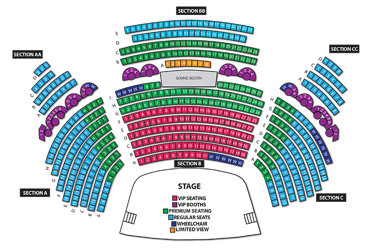 Foxwoods Concert Seating Chart
